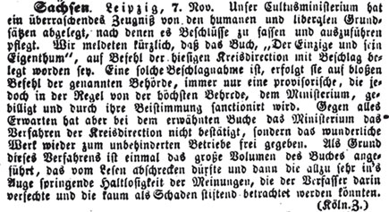 Allgemeine Presszeitung 8. November 1844, S. 360